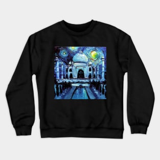 van Gogh Never Saw the Taj Mahal Crewneck Sweatshirt